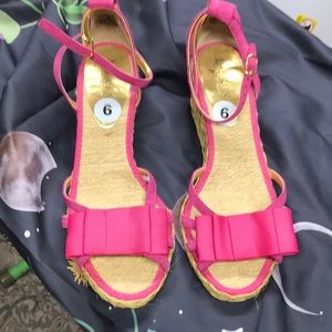 Pink espadrilles